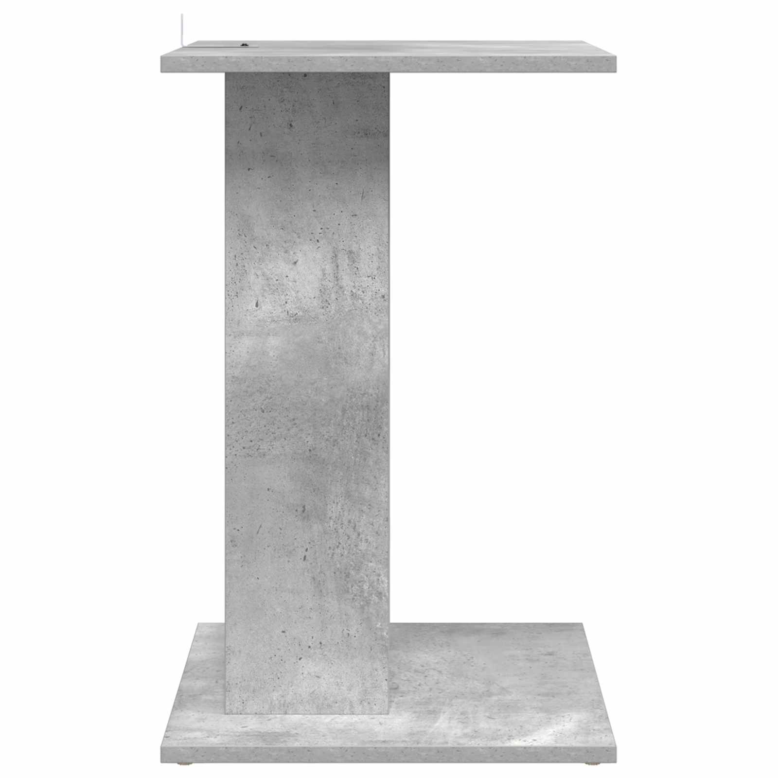 Τραπεζάκι Πλευράς Σκυρόδεμα Γκρι 45 x 40 x 62,5 εκ.