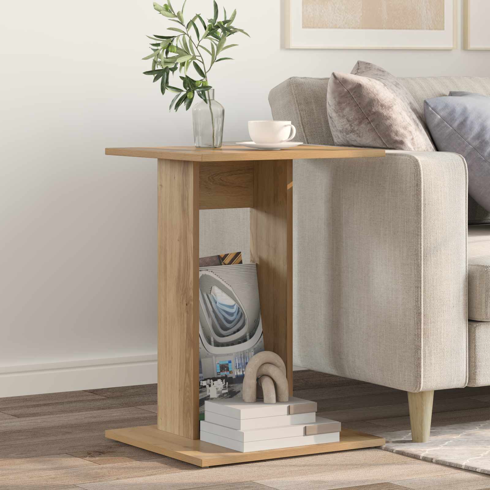 Τραπεζάκι Πλευράς Artisan Oak 45 x 40 x 62,5 εκ.