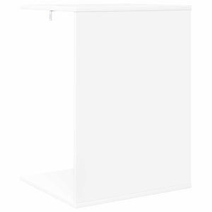 Τραπεζάκι Πλευράς Λευκό 45 x 40 x 62,5 εκ. Επεξεργασμένο Ξύλο