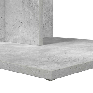 Τραπεζάκι Πλευράς Σκυρόδεμα Γκρι 45 x 40 x 62,5 εκ.