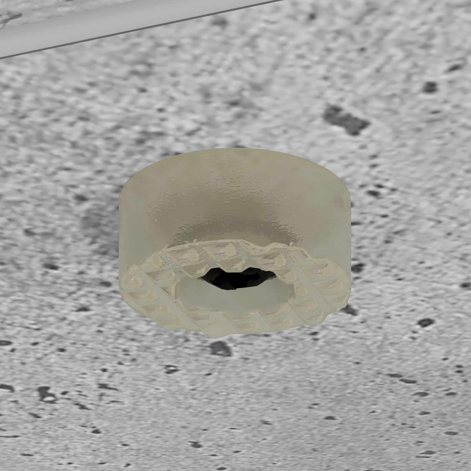 Τραπεζάκι Πλευράς Σκυρόδεμα Γκρι 45 x 40 x 62,5 εκ.