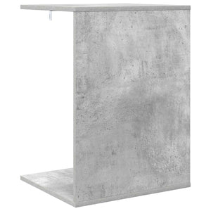 Τραπεζάκι Πλευράς Σκυρόδεμα Γκρι 45 x 40 x 62,5 εκ.