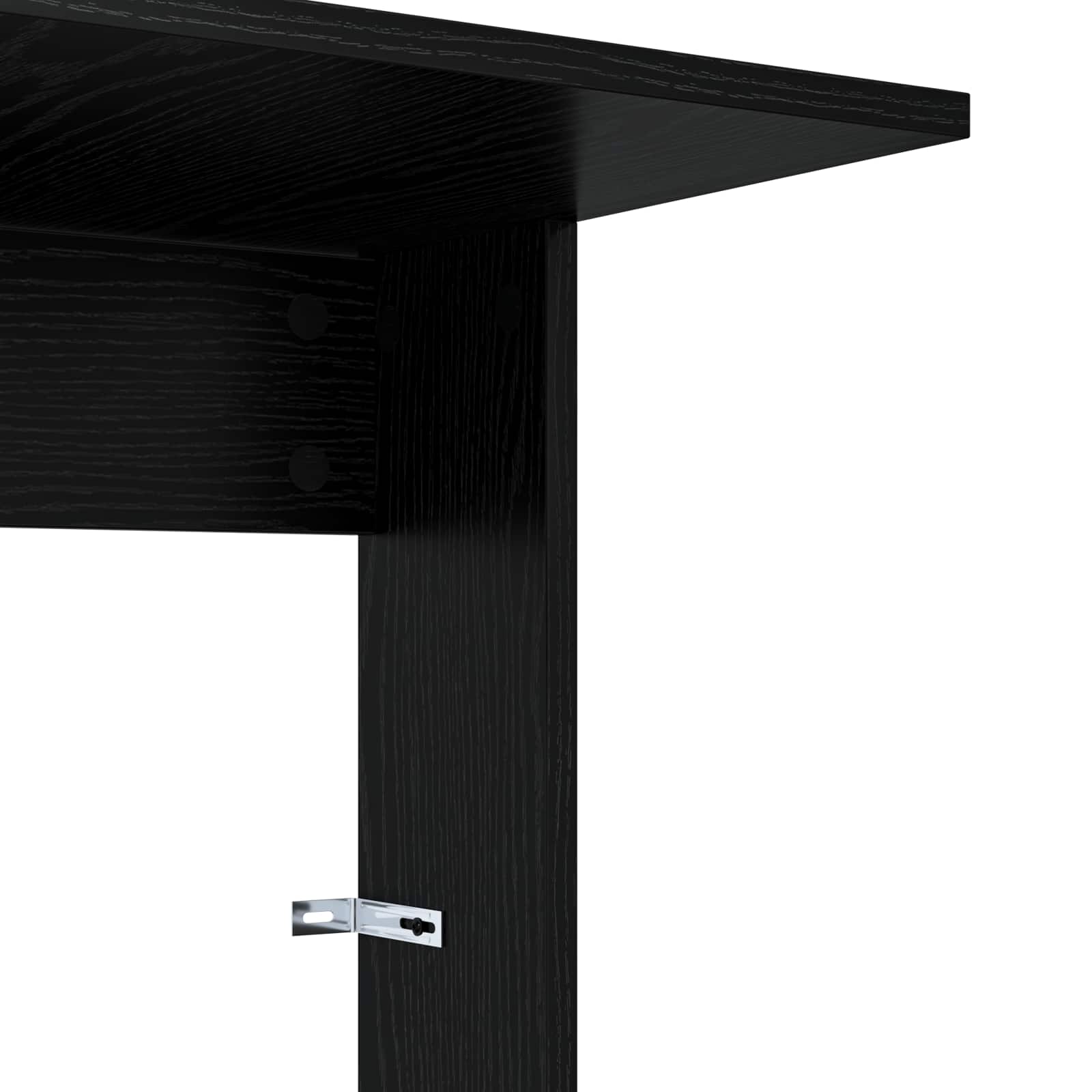 Τραπεζάκι Πλευράς Μαύρη Οξυά 40 x 38 x 62,5 εκ