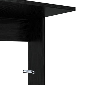 Τραπεζάκι Πλευράς Μαύρη Οξυά 40 x 38 x 62,5 εκ