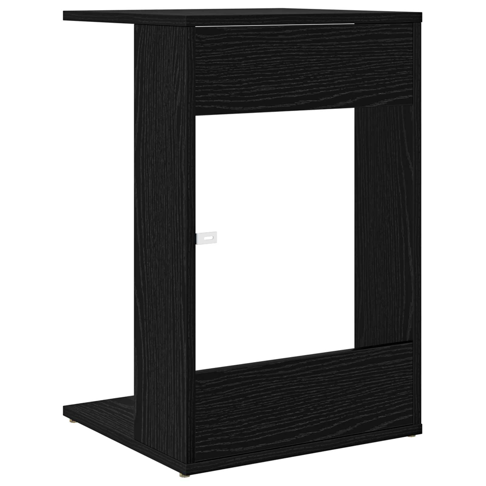 Τραπεζάκι Πλευράς Μαύρη Οξυά 40 x 38 x 62,5 εκ