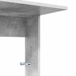 Τραπεζάκι Πλευράς Σκυρόδεμα Γκρι 40 x 38 x 62,5 εκ