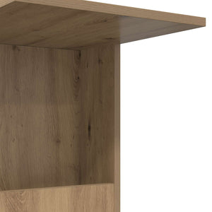 Τραπεζάκι Πλευράς με τροχούς Artisan Oak 40 x 35 x 60 εκ.