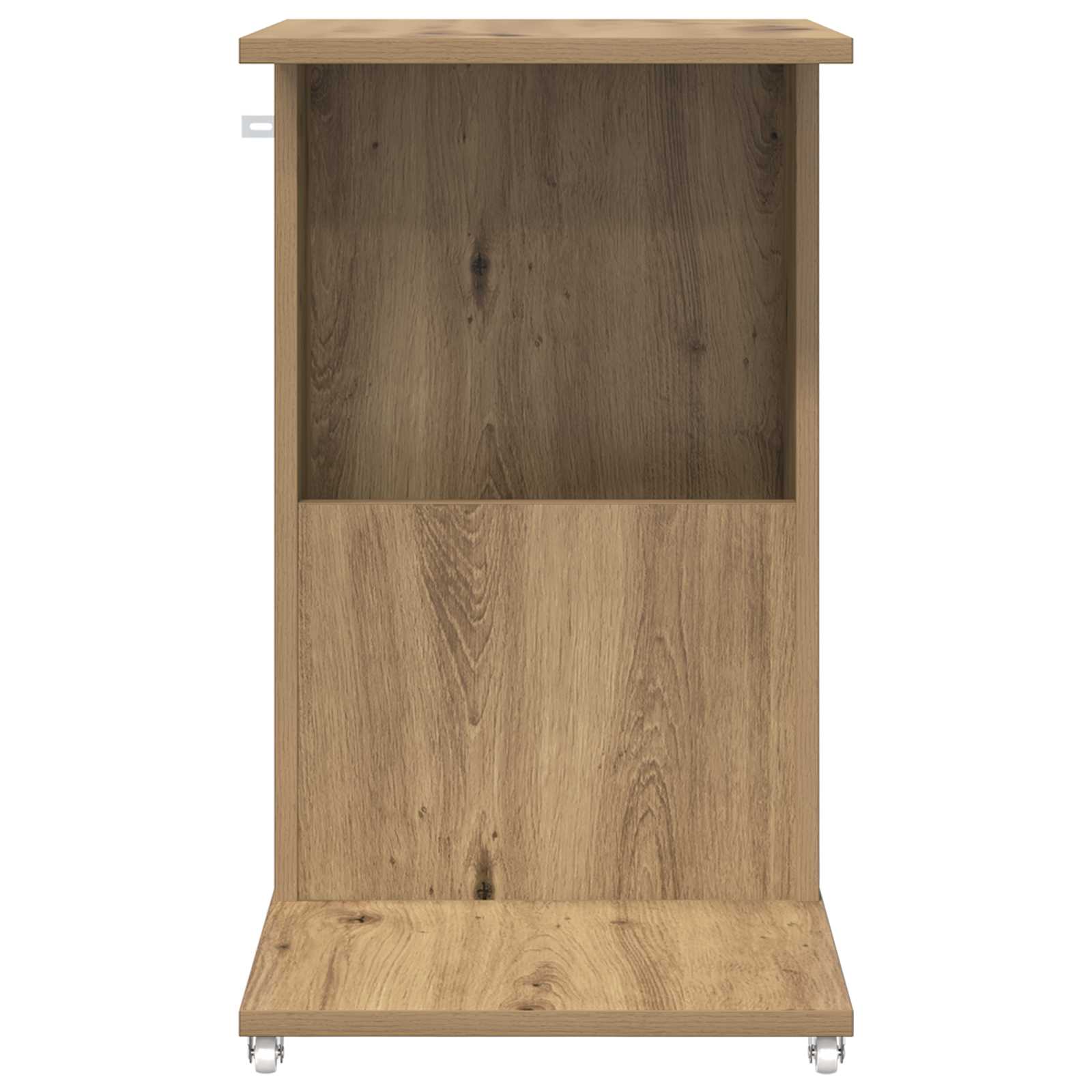 Τραπεζάκι Πλευράς με τροχούς Artisan Oak 40 x 35 x 60 εκ.