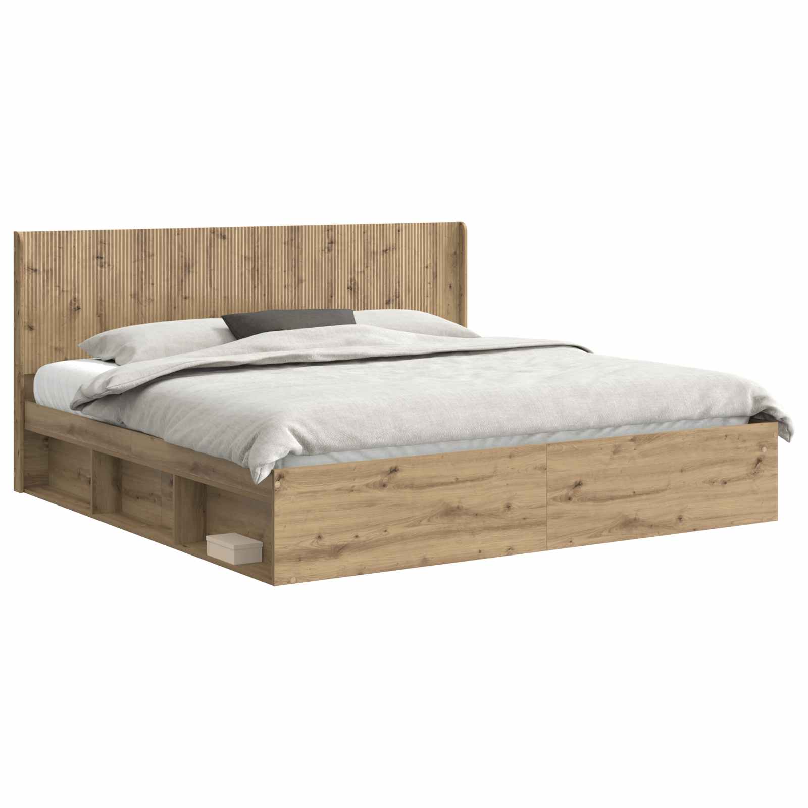 Καλάθι με αποθήκη και κεφαλάρι Artisan Δρυς 200 x 200 cm - Pakobazaar