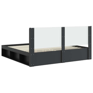 Καλάθι με αποθήκη και κεφαλάρι Μαύρο 180 x 200 cm - Pakobazaar