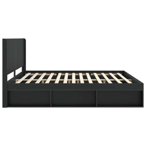 Καλάθι με αποθήκη και κεφαλάρι Μαύρο 180 x 200 cm - Pakobazaar