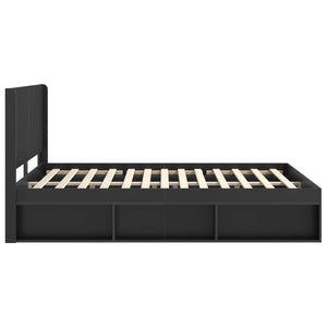 Καλάθι με αποθήκη και κεφαλάρι Μαύρο 140 x 200 cm - Pakobazaar