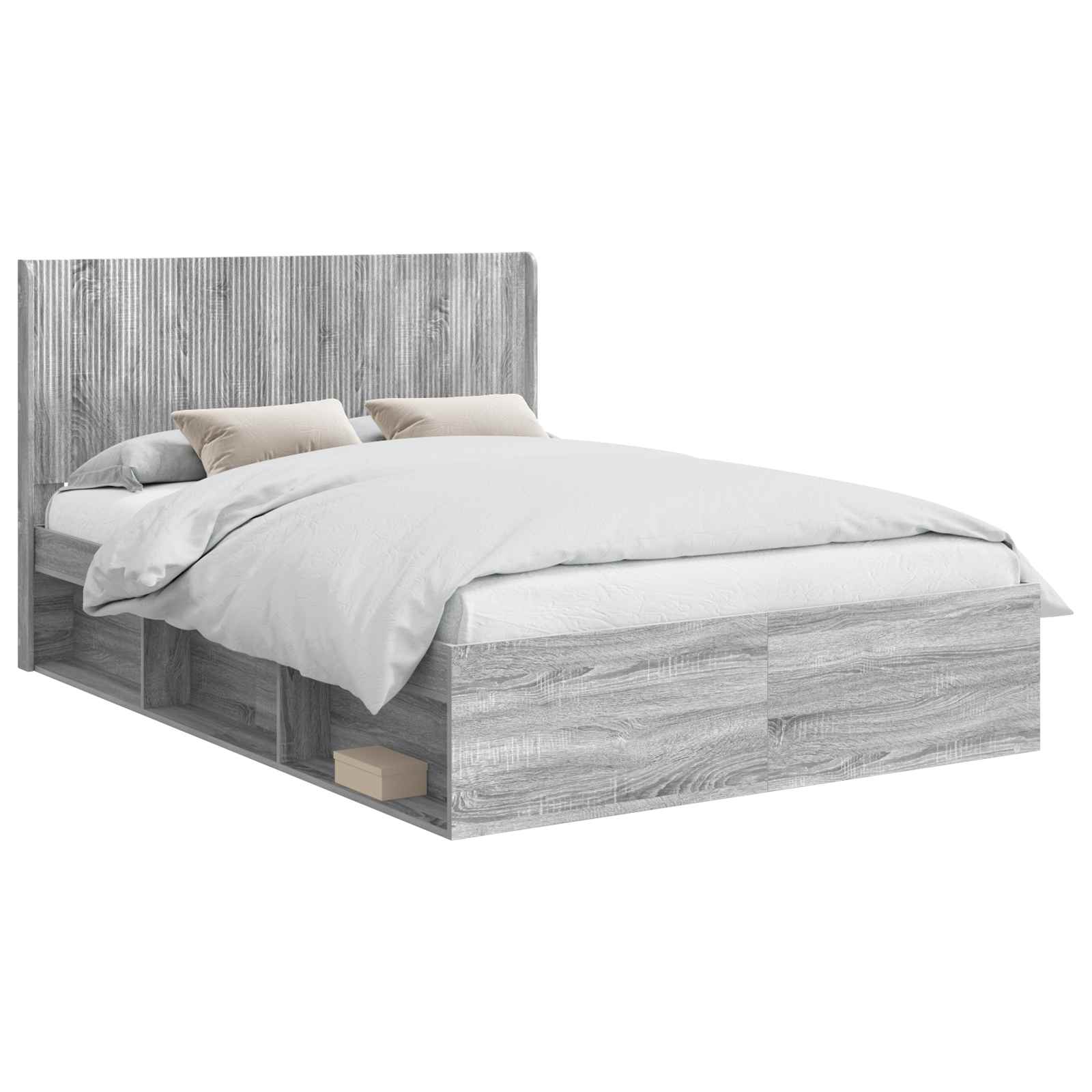 Καλάθι με αποθήκη και κεφαλάρι Γκρι Sonoma 120 x 190 cm
