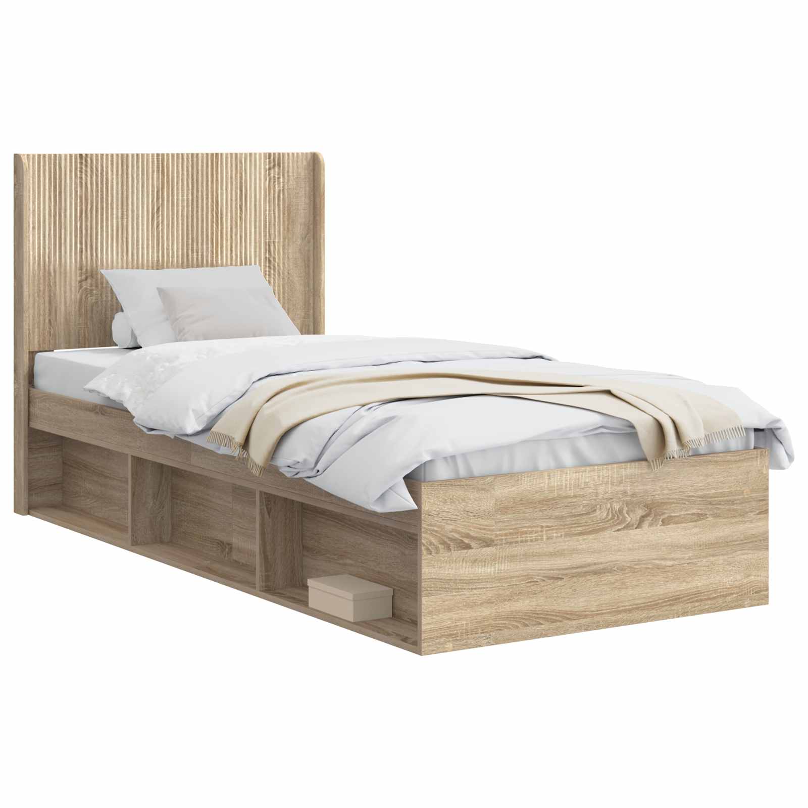 Καλάθι με αποθήκη και κεφαλάρι Sonoma Δρυς 100 x 200 cm - Pakobazaar