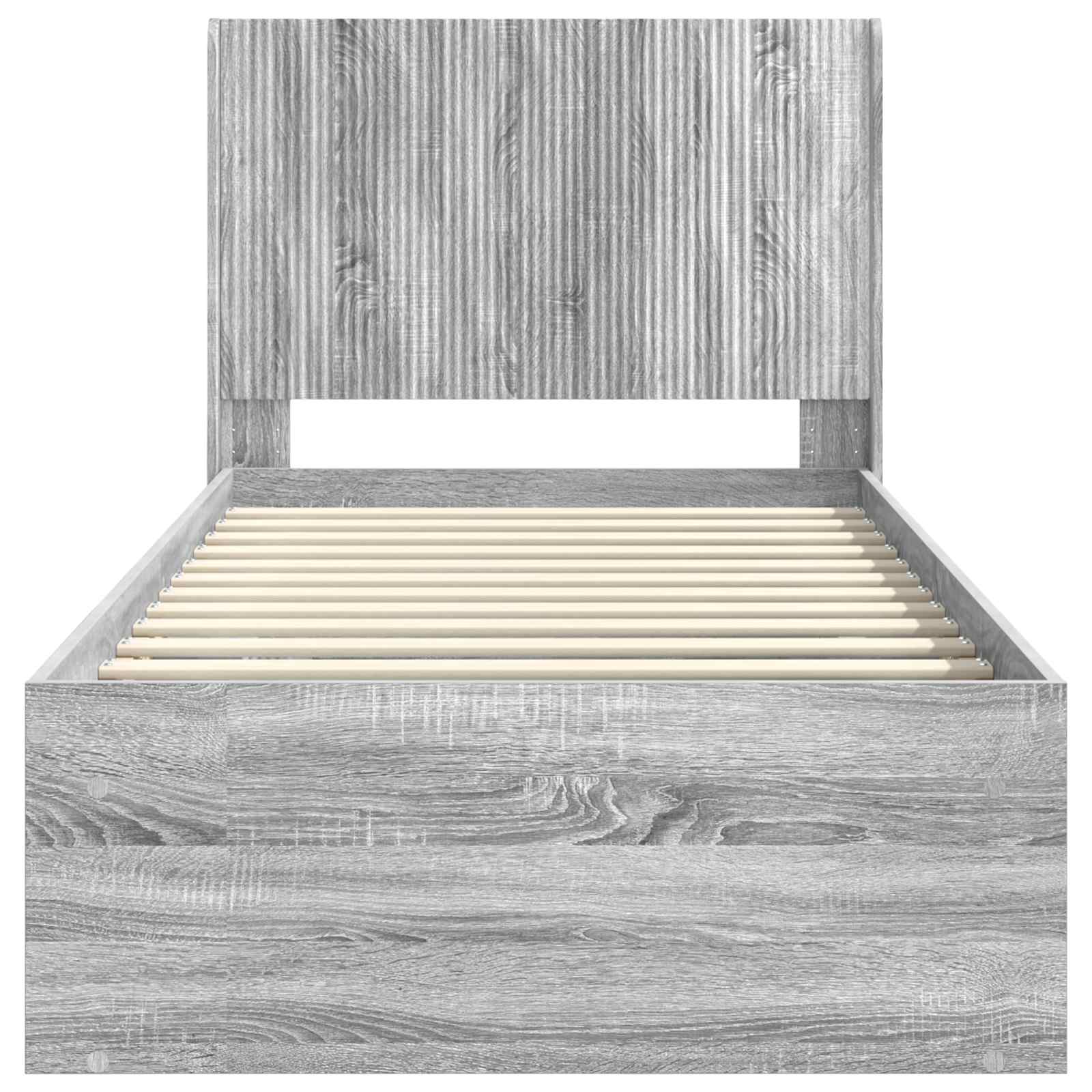Καλάθι με αποθήκη και κεφαλάρι Γκρι Sonoma 100 x 200 cm - Pakobazaar