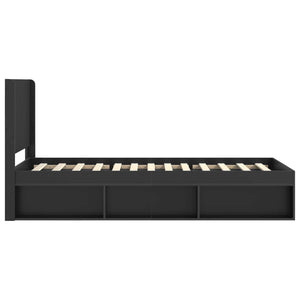 Καλάθι με αποθήκη και κεφαλάρι Μαύρο 90 x 190 cm - Pakobazaar