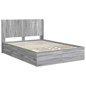 Καλάθι με αποθήκη και κεφαλάρι Γκρι Sonoma 140 x 200 cm - Pakobazaar