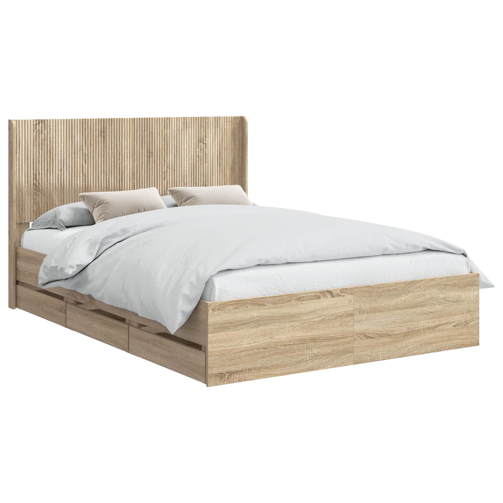 Καλάθι με αποθήκη και κεφαλάρι Sonoma Δρυς 120 x 190 cm - Pakobazaar