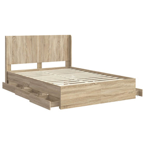 Καλάθι με αποθήκη και κεφαλάρι Sonoma Δρυς 120 x 190 cm - Pakobazaar