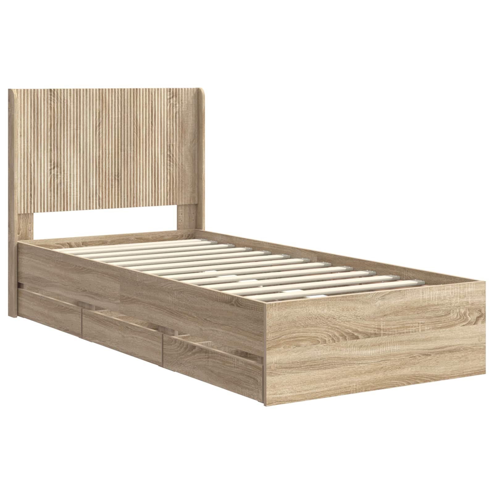 Καλάθι με αποθήκη και κεφαλάρι Sonoma Δρυς 90 x 200 cm