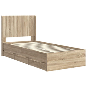 Καλάθι με αποθήκη και κεφαλάρι Sonoma Δρυς 90 x 190 cm - Pakobazaar