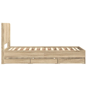 Καλάθι με αποθήκη και κεφαλάρι Sonoma Δρυς 90 x 190 cm - Pakobazaar