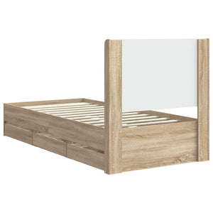 Καλάθι με αποθήκη και κεφαλάρι Sonoma Δρυς 75 x 190 cm - Pakobazaar