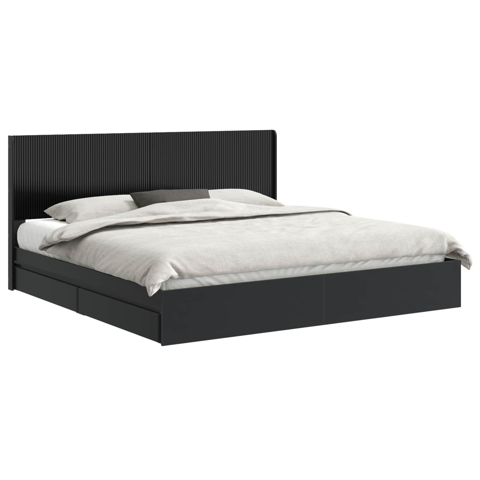 Καλάθι με αποθήκη και κεφαλάρι Μαύρο 200 x 200 cm - Pakobazaar