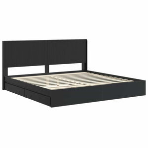 Καλάθι με αποθήκη και κεφαλάρι Μαύρο 200 x 200 cm - Pakobazaar