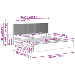 Καλάθι με αποθήκη και κεφαλάρι Μαύρο 200 x 200 cm - Pakobazaar