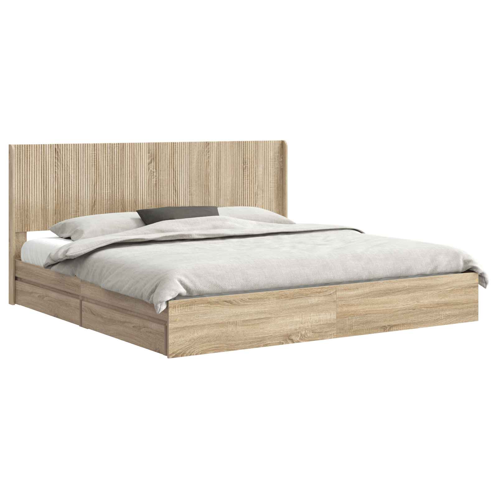 Καλάθι με αποθήκη και κεφαλάρι Sonoma Δρυς 180 x 200 cm - Pakobazaar
