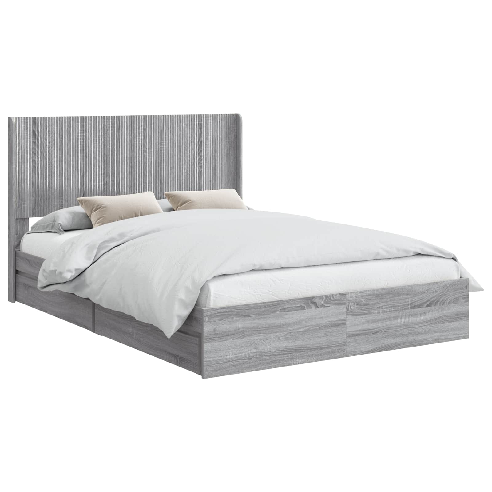 Καλάθι με αποθήκη και κεφαλάρι Γκρι Sonoma 160 x 200 cm - Pakobazaar