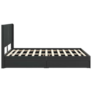 Καλάθι με αποθήκη και κεφαλάρι Μαύρο 150 x 200 cm