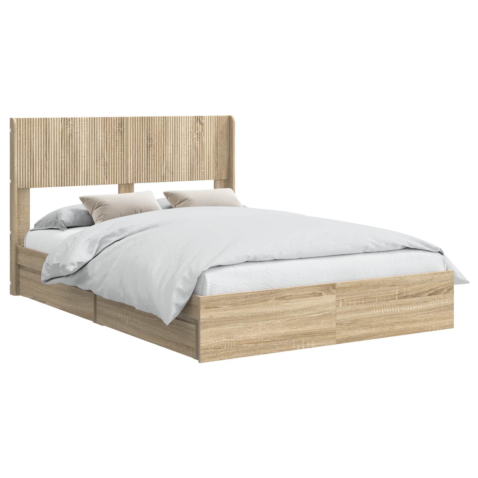 Καλάθι με αποθήκη και κεφαλάρι Sonoma Δρυς 135 x 190 cm - Pakobazaar
