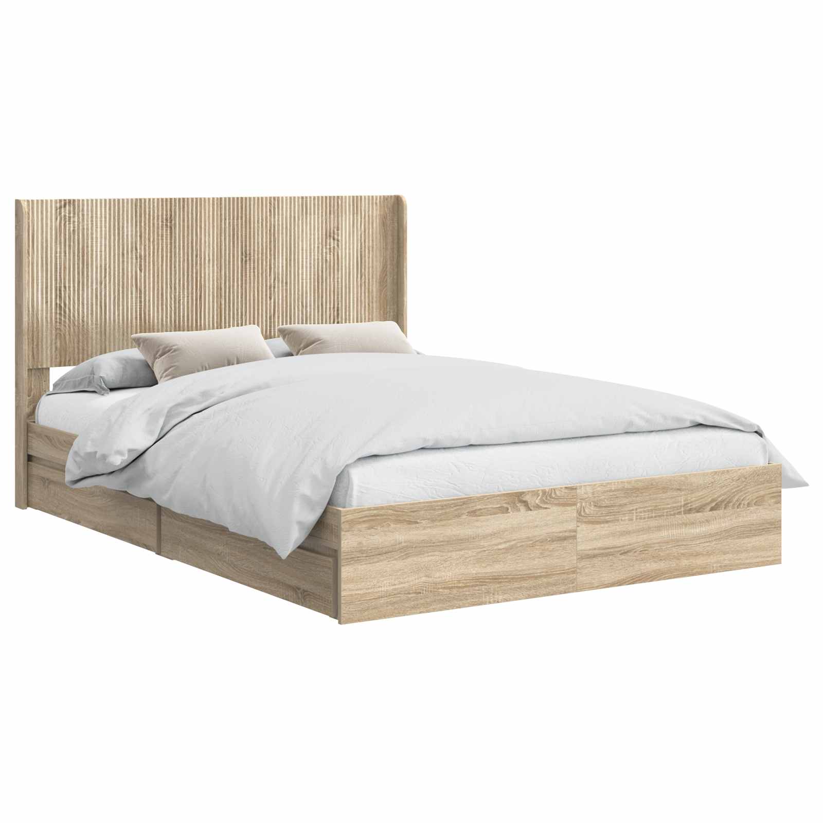 Καλάθι με αποθήκη και κεφαλάρι Sonoma Δρυς 120 x 200 cm - Pakobazaar