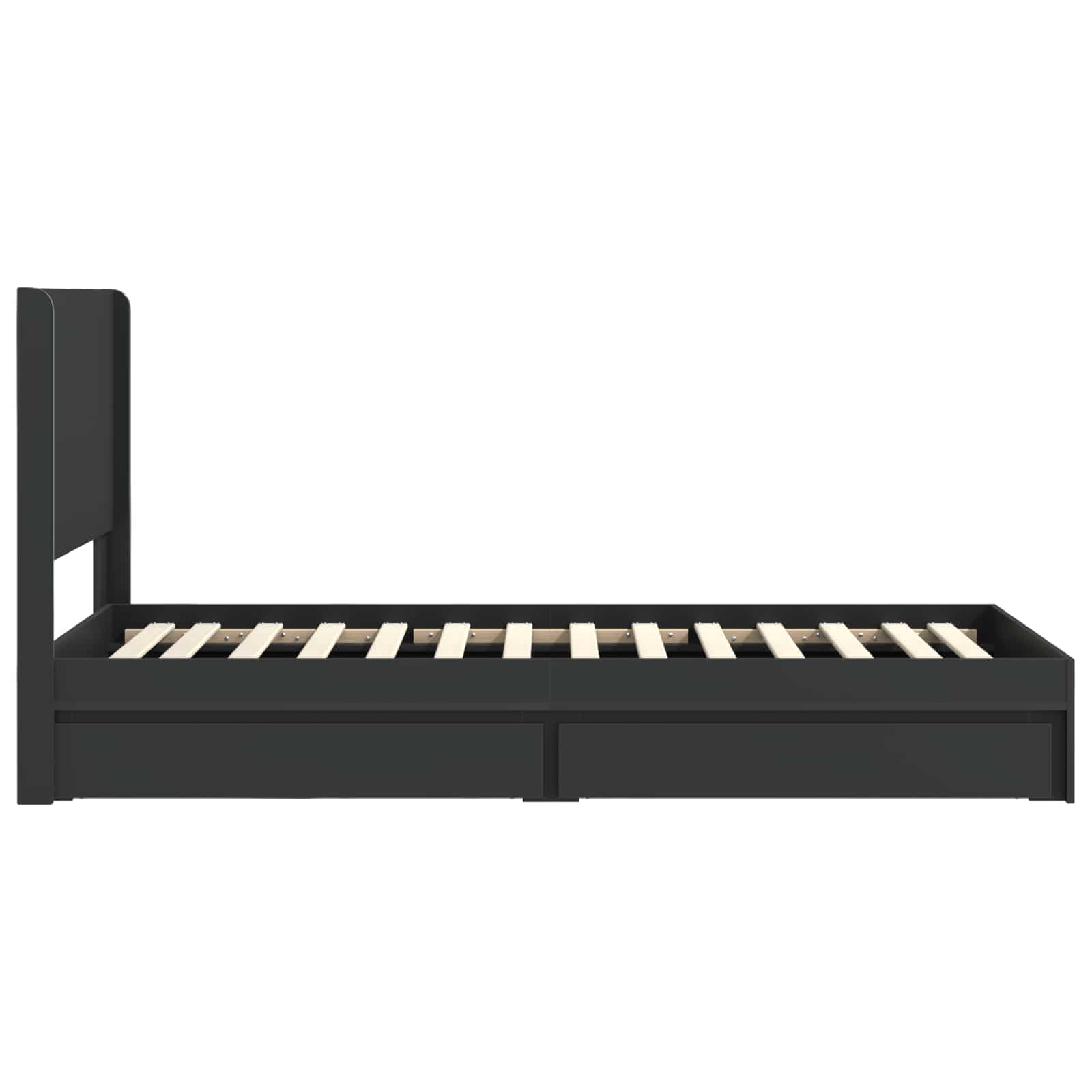 Καλάθι με αποθήκη και κεφαλάρι Μαύρο 100 x 200 cm - Pakobazaar