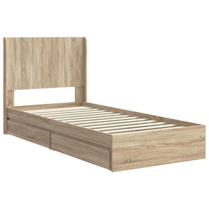 Καλάθι με αποθήκη και κεφαλάρι Sonoma Δρυς 100 x 200 cm - Pakobazaar