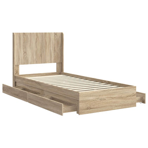 Καλάθι με αποθήκη και κεφαλάρι Sonoma Δρυς 90 x 200 cm - Pakobazaar