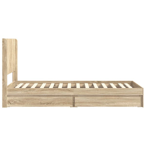 Καλάθι με αποθήκη και κεφαλάρι Sonoma Δρυς 90 x 200 cm - Pakobazaar