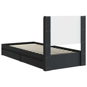 Καλάθι με αποθήκη και κεφαλάρι Μαύρο 75 x 190 cm - Pakobazaar