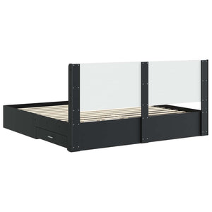 Καλάθι με αποθήκη και κεφαλάρι Μαύρο 200 x 200 cm - Pakobazaar