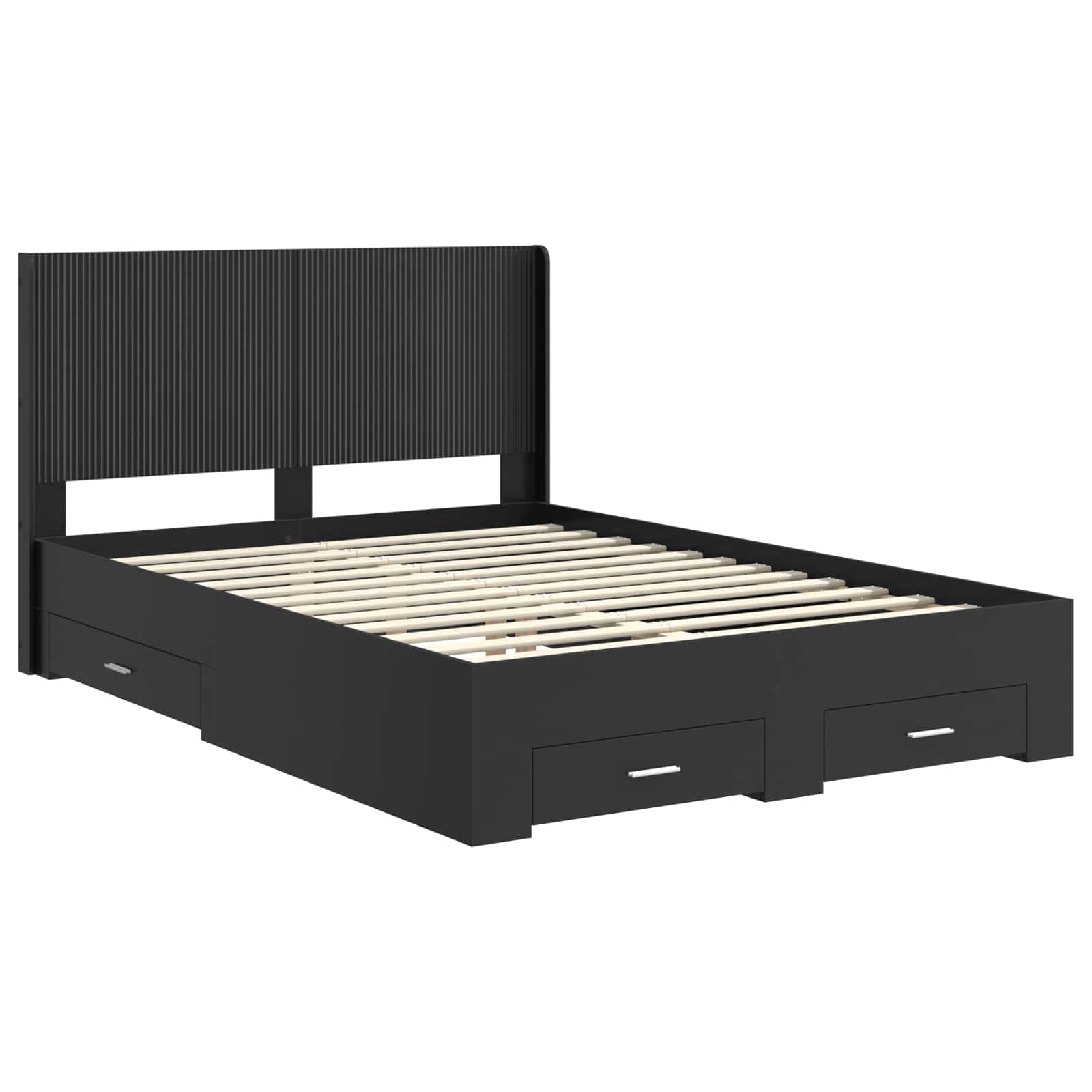 Καλάθι με αποθήκη και κεφαλάρι Μαύρο 140 x 190 cm - Pakobazaar