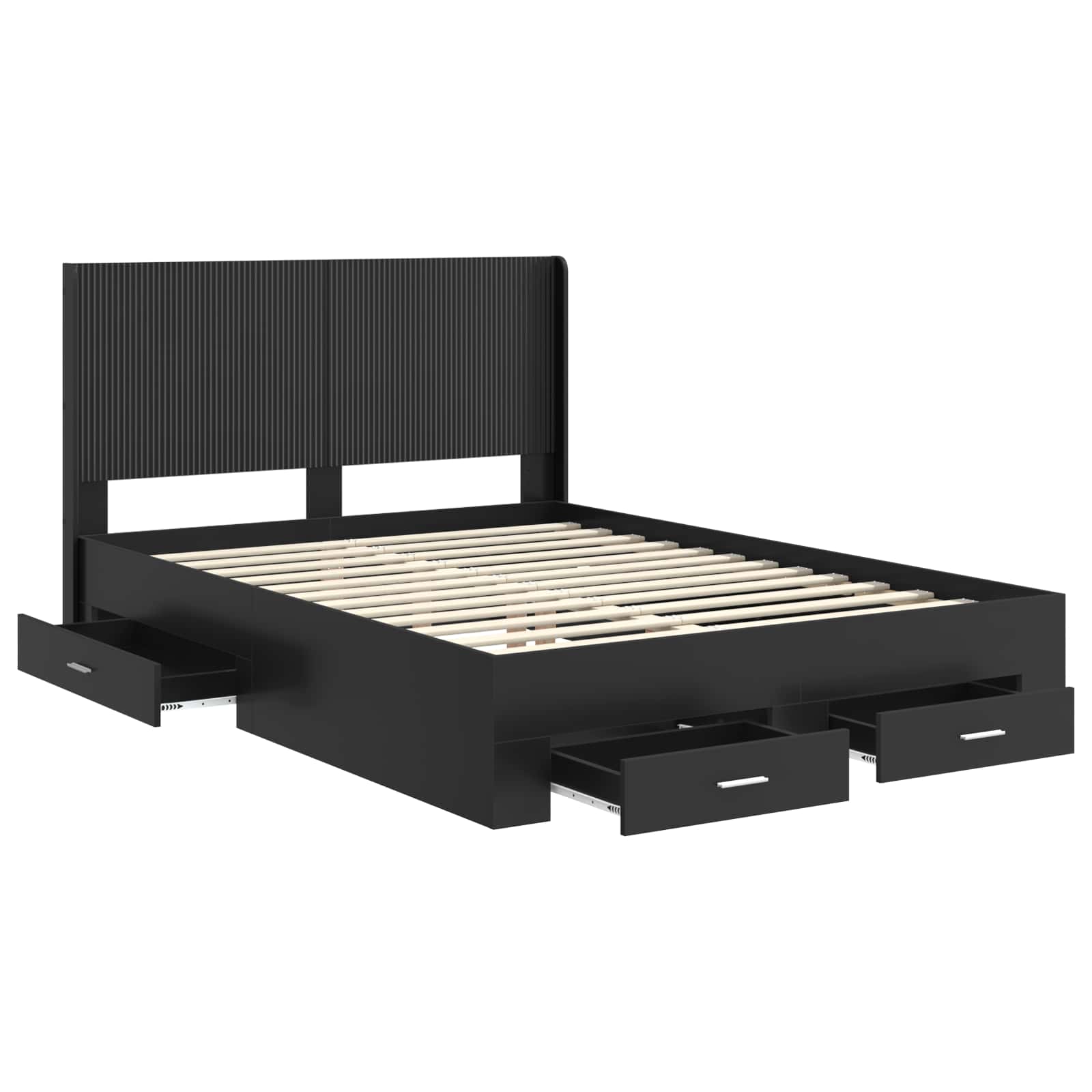 Καλάθι με αποθήκη και κεφαλάρι Μαύρο 140 x 190 cm - Pakobazaar