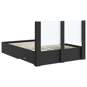 Καλάθι με αποθήκη και κεφαλάρι Μαύρο 140 x 190 cm - Pakobazaar