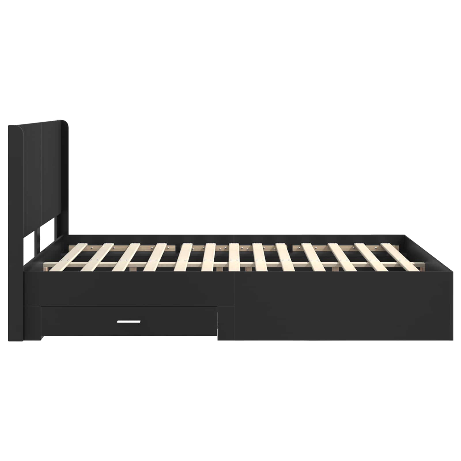 Καλάθι με αποθήκη και κεφαλάρι Μαύρο 140 x 190 cm - Pakobazaar