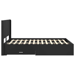 Καλάθι με αποθήκη και κεφαλάρι Μαύρο 135 x 190 cm