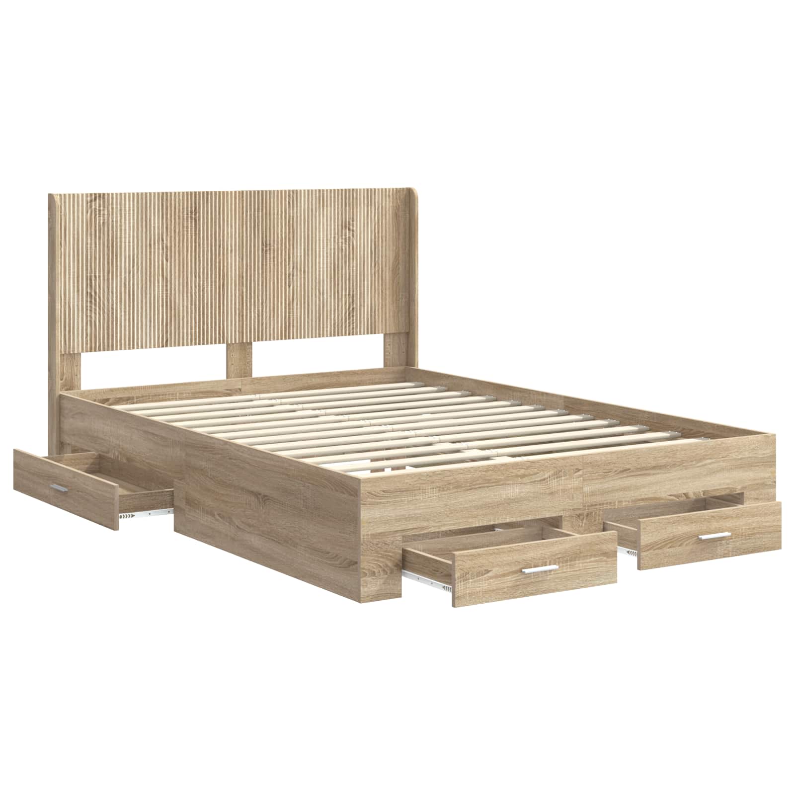 Καλάθι με αποθήκη και κεφαλάρι Sonoma Δρυς Επεξεργασμένο Ξύλο - Pakobazaar