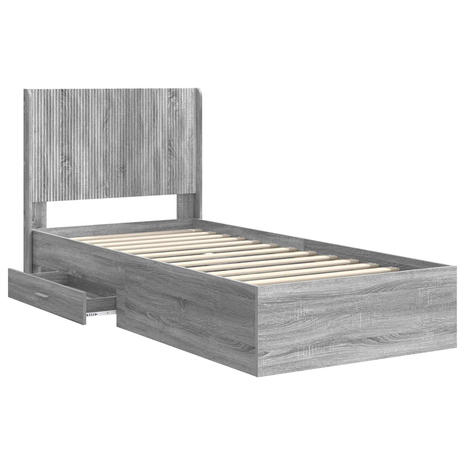 Καλάθι με αποθήκη και κεφαλάρι Γκρι Sonoma 100 x 200 cm - Pakobazaar