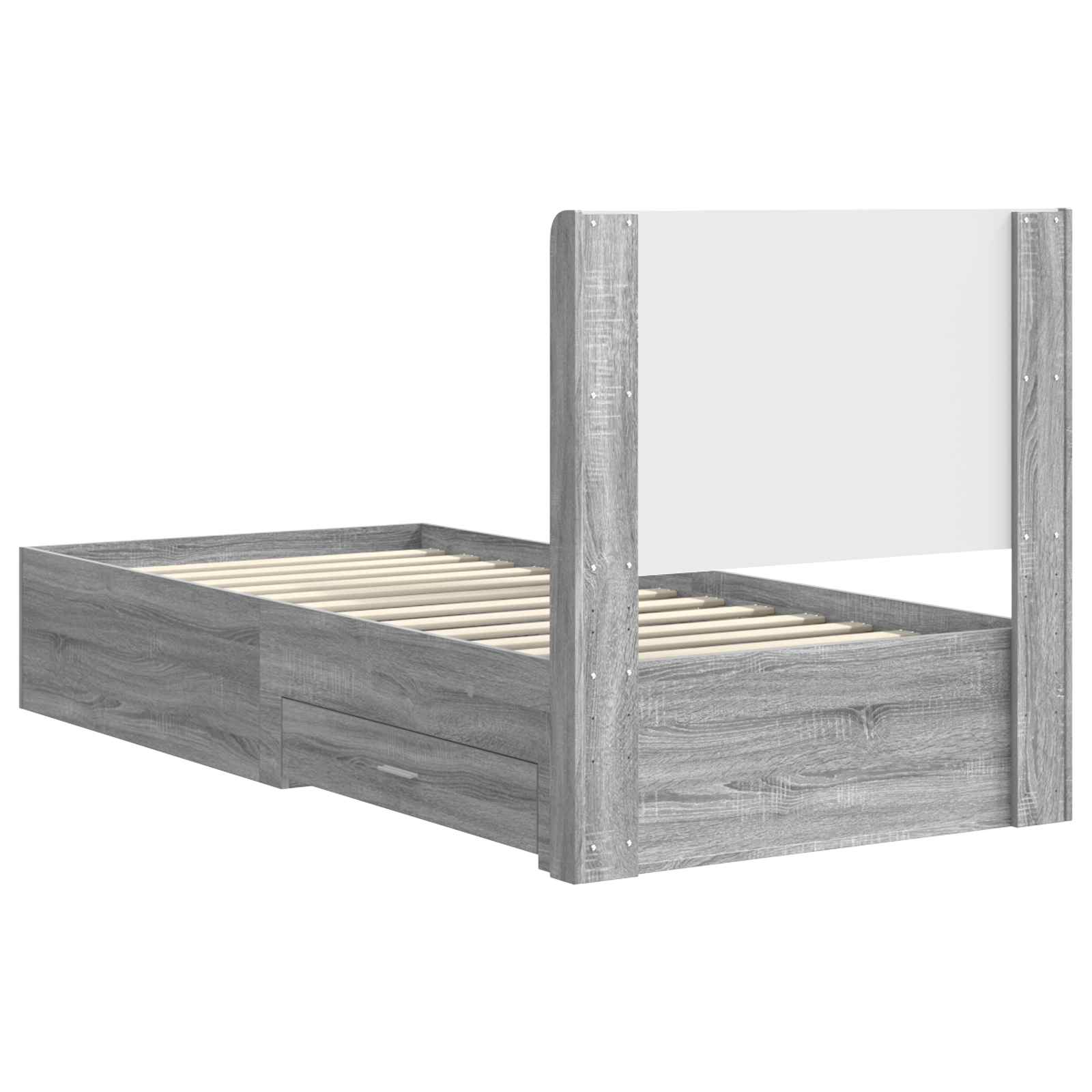 Καλάθι με αποθήκη και κεφαλάρι Γκρι Sonoma 100 x 200 cm - Pakobazaar