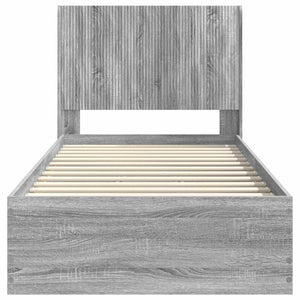 Καλάθι με αποθήκη και κεφαλάρι Γκρι Sonoma 100 x 200 cm - Pakobazaar